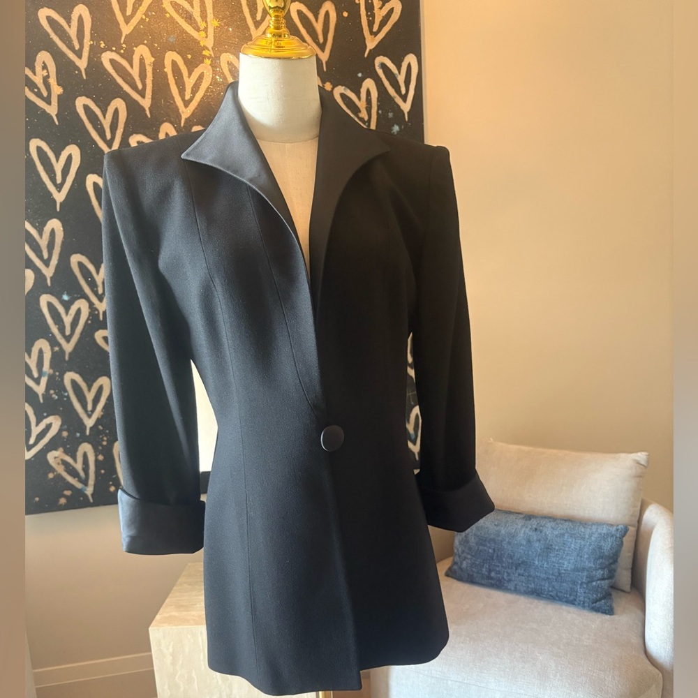 Christian Dior Black Blazer Classic Suit Jacket